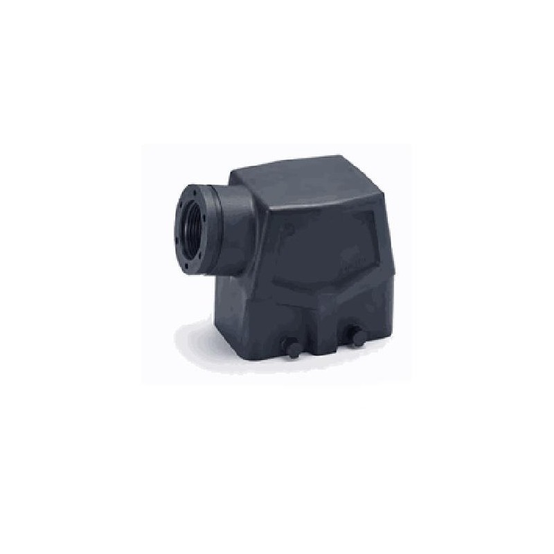 Capot 10B, Polyamide, Polyamide, IP65, Sortie verticale, M25